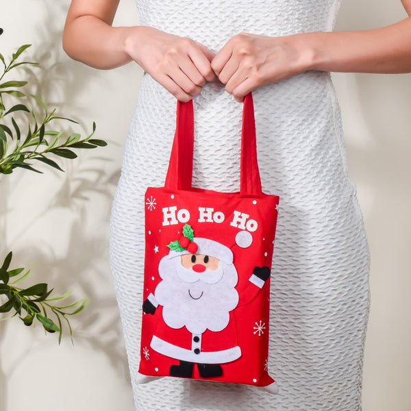Santa Christmas Gift Bag 10.5 Inch