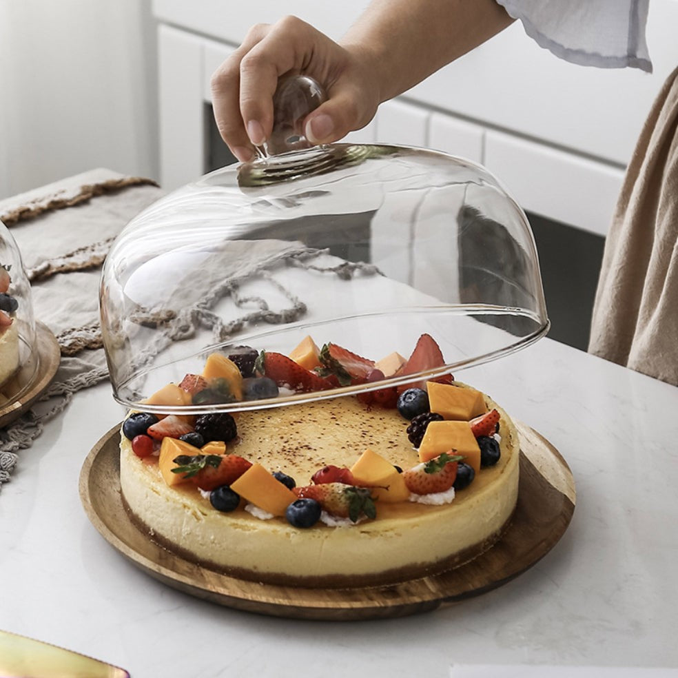 Wooden Bark Cake Stand – Casa Decor