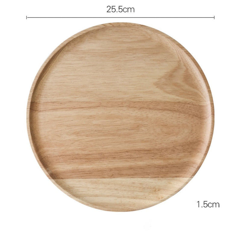 Rubber Wood Cake Stand With Dome 10 inch