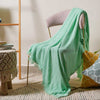 Frilled Mint Throw