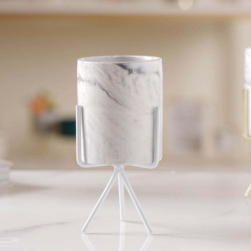 Marble Effect Plant Grower - Plant pot and plant stands | Room decor items