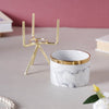 Marble Planter With Stand (S) - Plant pot and plant stands | Room decor items