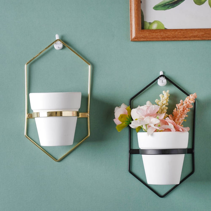 Indoor Pottery Wall Planters-Large - Plant pot and plant stands | Room decor items