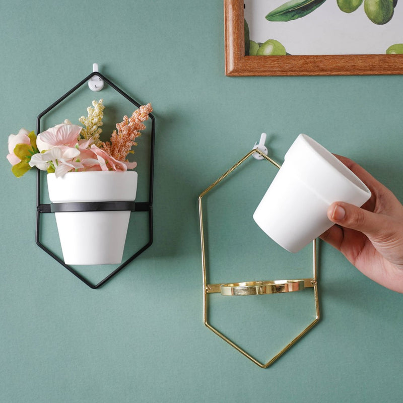 Indoor Pottery Wall Planters-Large - Plant pot and plant stands | Room decor items