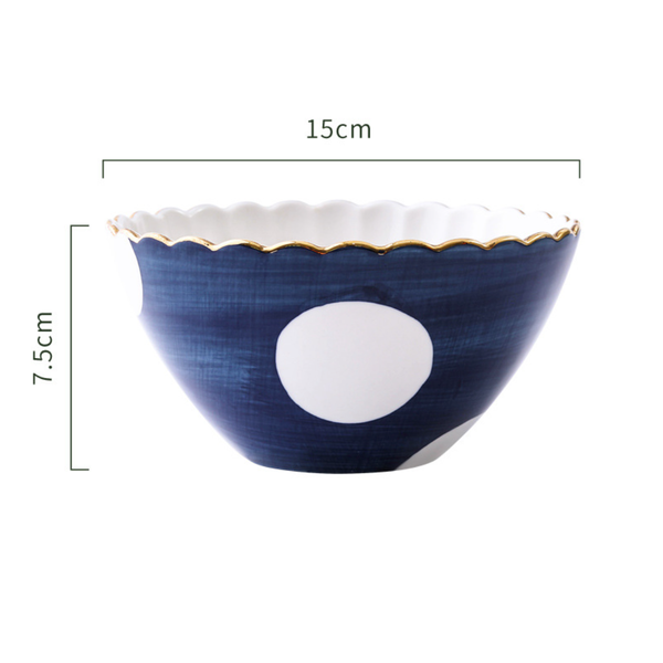 Large Ceramic Snack Bowl - Bowl,ceramic bowl, snack bowls, curry bowl, popcorn bowls | Bowls for dining table & home decor
