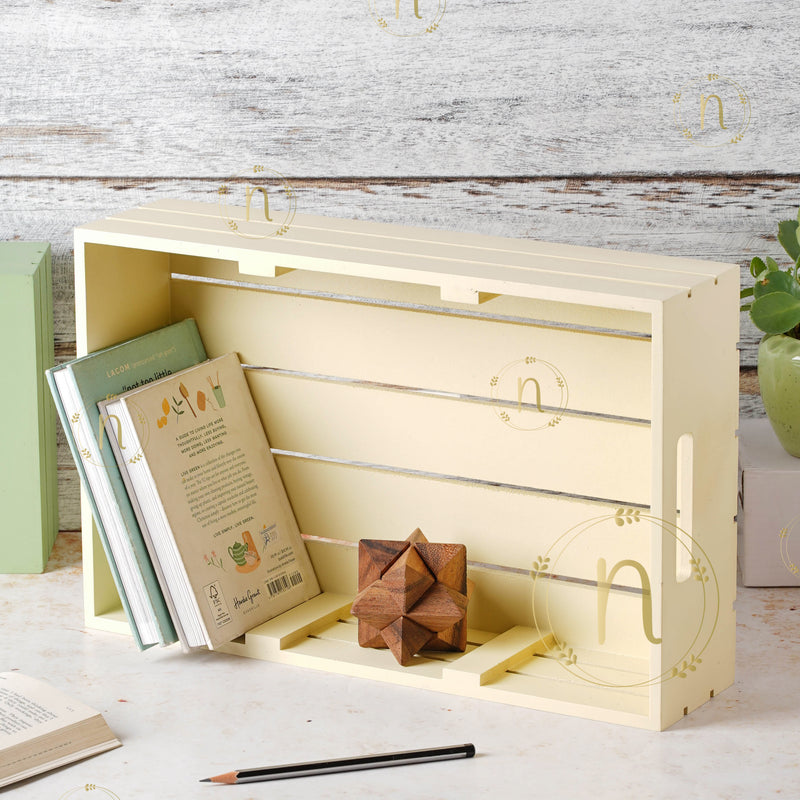 Large Wooden Box - Basket | Organizer | Crate