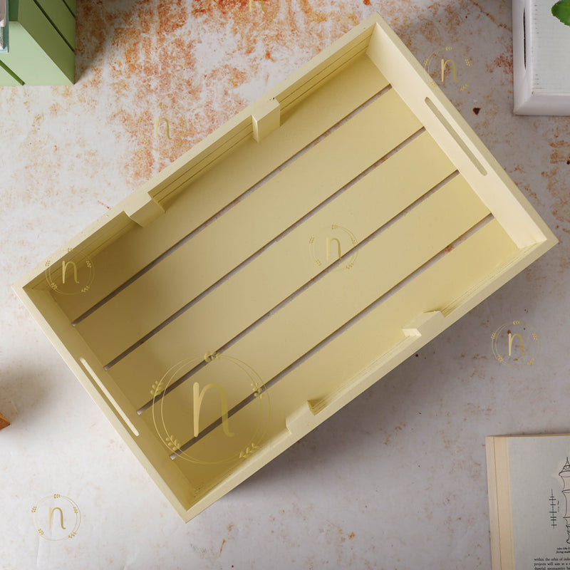 Large Wooden Box - Basket | Organizer | Crate