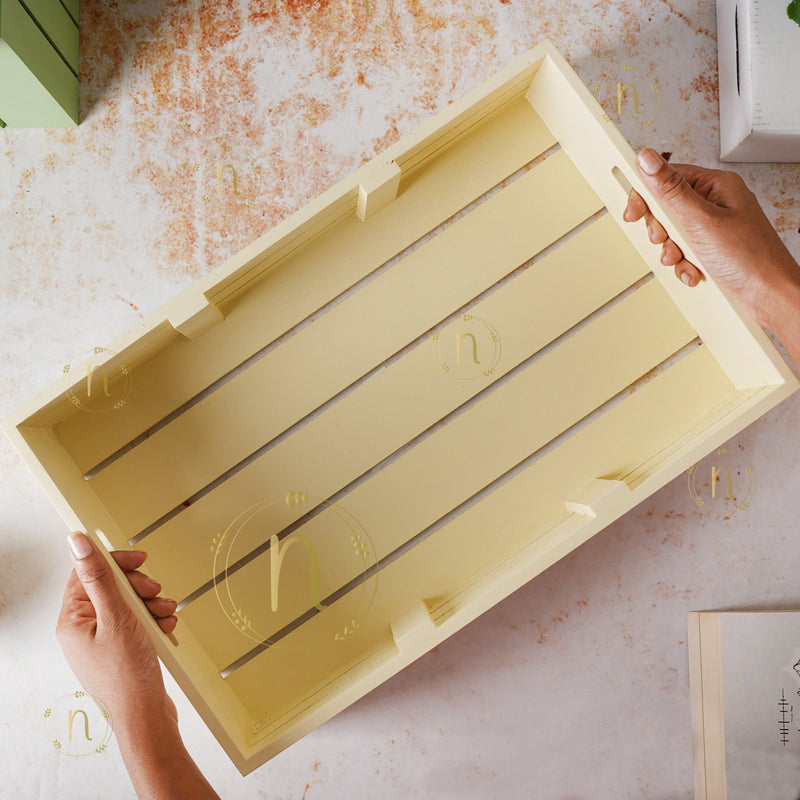 Large Wooden Box - Basket | Organizer | Crate