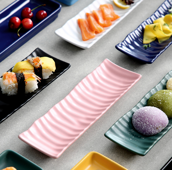Long Serving Platter - Ceramic platter, serving platter, fruit platter | Plates for dining table & home decor