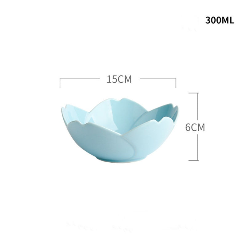 Lotus Bowl 300 ml - Bowl,ceramic bowl, snack bowls, curry bowl, popcorn bowls | Bowls for dining table & home decor