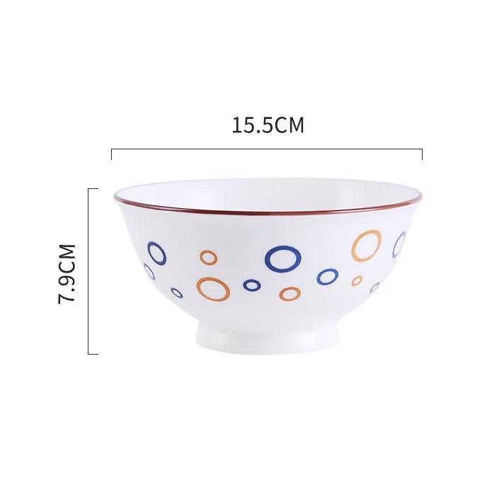 Abstract Design Bowl Set of 2 - Bowl, soup bowl, ceramic bowl, snack bowls, curry bowl, popcorn bowls | Bowls for dining table & home decor