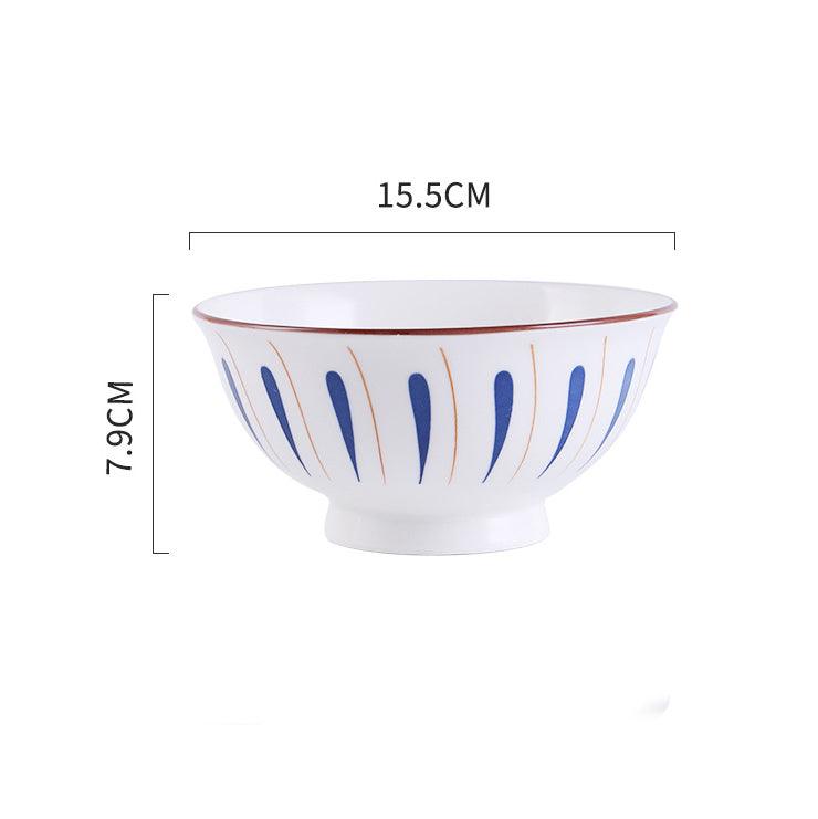 Abstract Design Bowl Set of 2 - Bowl, soup bowl, ceramic bowl, snack bowls, curry bowl, popcorn bowls | Bowls for dining table & home decor