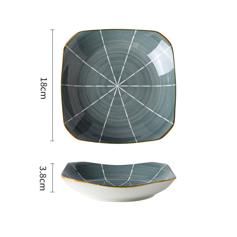 Willow Square Plate - Serving plate, snack plate, dessert plate | Plates for dining & home decor