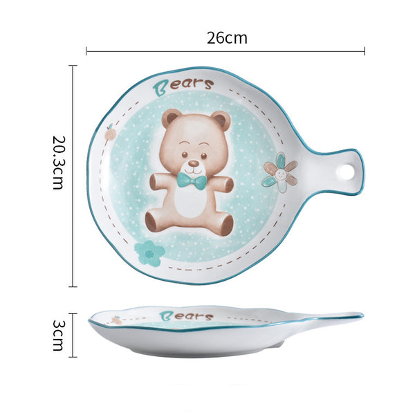 Bear Plate with Handle