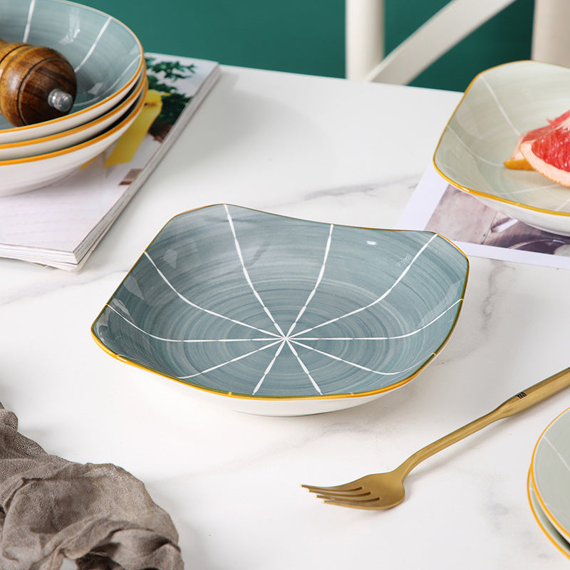 Willow Square Plate - Serving plate, snack plate, dessert plate | Plates for dining & home decor