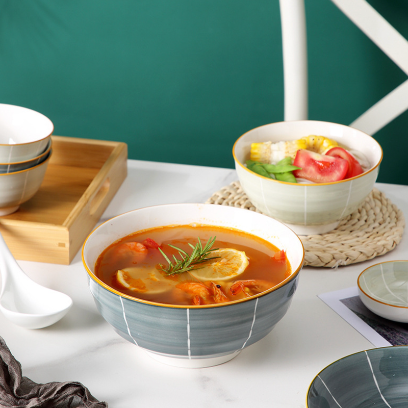 Willow Serving Bowl Large - Bowl, ceramic bowl, serving bowls, noodle bowl, salad bowls, bowl for snacks, large serving bowl | Bowls for dining table & home decor