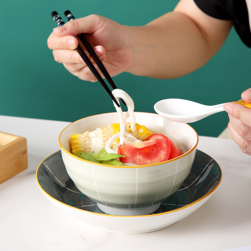 Willow Serving Bowl Large - Bowl, ceramic bowl, serving bowls, noodle bowl, salad bowls, bowl for snacks, large serving bowl | Bowls for dining table & home decor