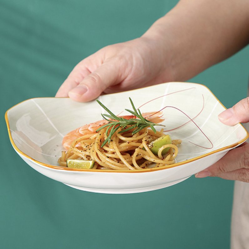 Willow Square Plate - Serving plate, snack plate, dessert plate | Plates for dining & home decor
