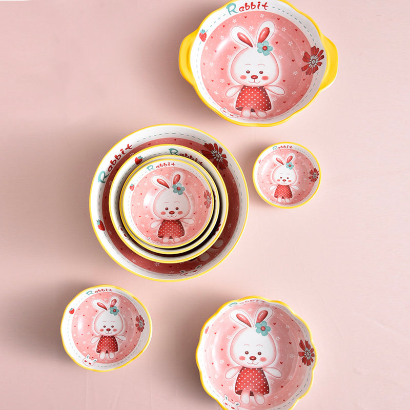 Rabbit Plate - Serving plate, snack plate, dessert plate | Plates for dining & home decor