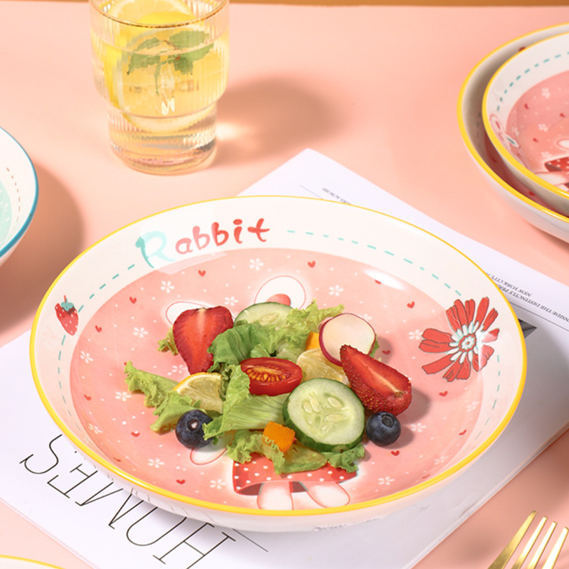 Rabbit Plate - Serving plate, snack plate, dessert plate | Plates for dining & home decor