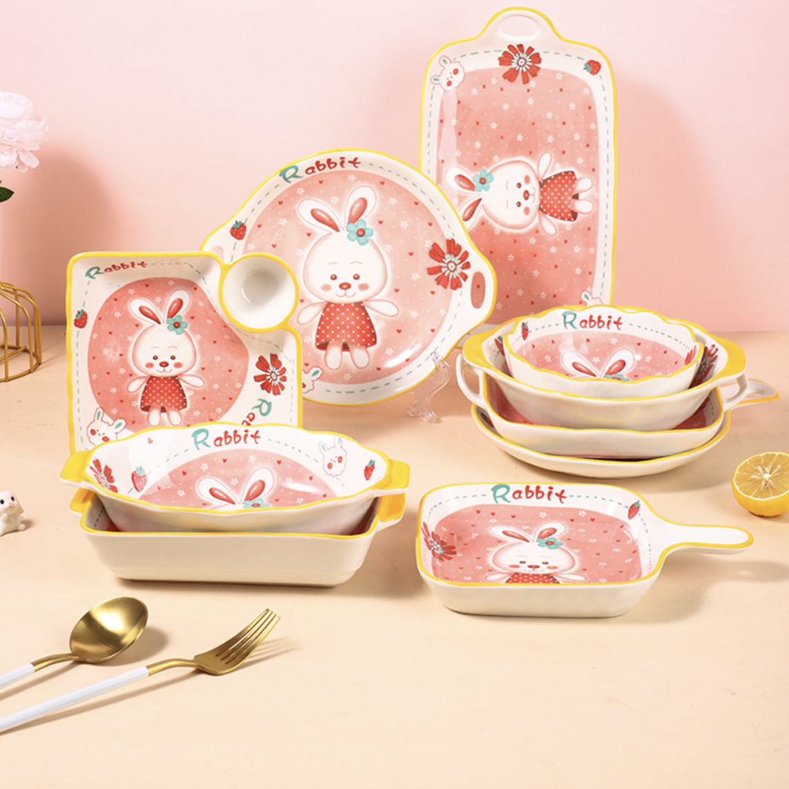 Rabbit Plate Online - Premium Snack Plate | Nestasia