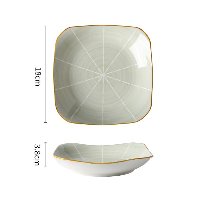 Willow Square Plate - Serving plate, snack plate, dessert plate | Plates for dining & home decor