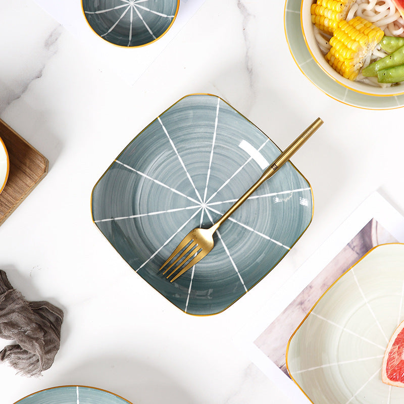 Willow Square Plate - Serving plate, snack plate, dessert plate | Plates for dining & home decor