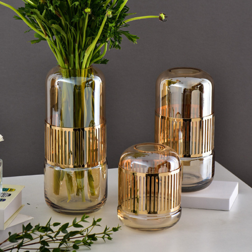 Bouquet Pot - Glass flower vase for home decor, office and gifting | Room decoration items