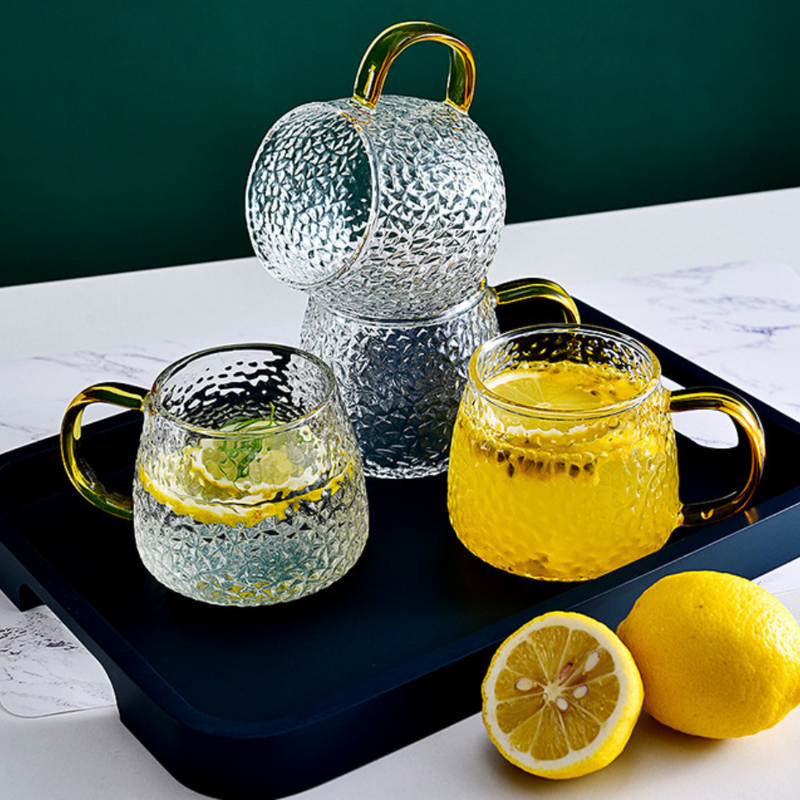 Juice Pitcher Set of 6 - Tea cup set, glass tea set, teapot set | Tea set for Dining table & Home decor