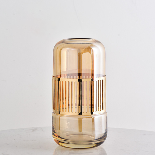 Bouquet Pot - Glass flower vase for home decor, office and gifting | Room decoration items