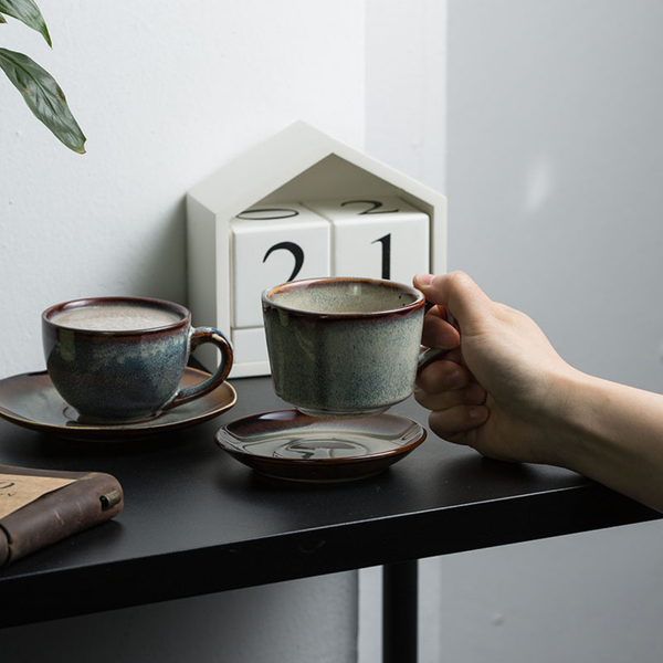 Square Cup and Saucer