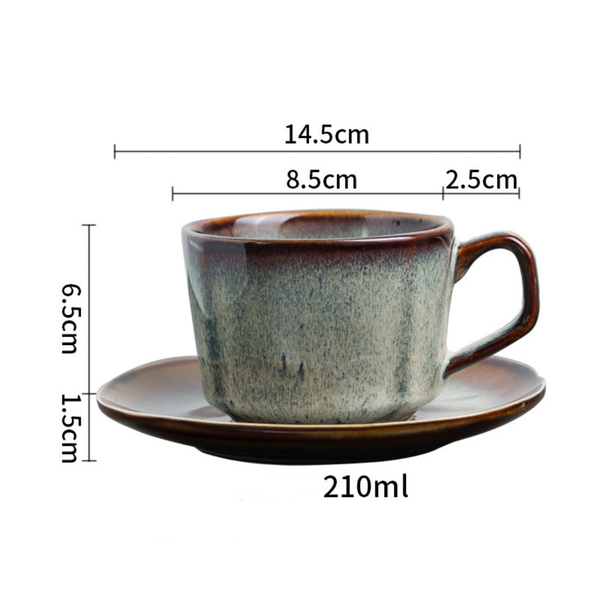 Square Cup and Saucer