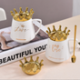 Royal Crown My Love Coffee Cup With Lid 300 ml- Mug for coffee, tea mug, cappuccino mug | Cups and Mugs for Coffee Table & Home Decor