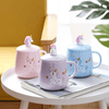 Ceramic Unicorn Cup Lavender- Mug for coffee, tea mug, cappuccino mug | Cups and Mugs for Coffee Table & Home Decor