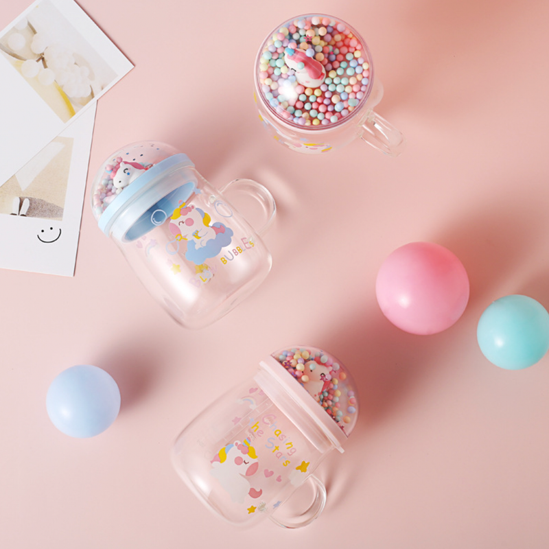 Unicorn Glass Cup- Mug for coffee, tea mug, cappuccino mug | Cups and Mugs for Coffee Table & Home Decor