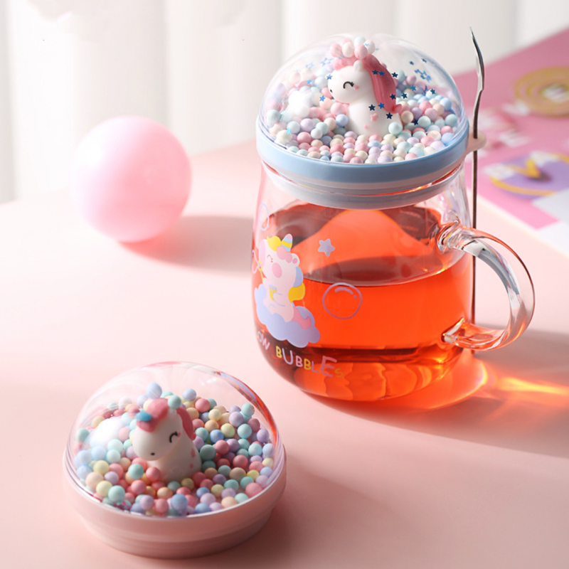 Unicorn Glass Cup- Mug for coffee, tea mug, cappuccino mug | Cups and Mugs for Coffee Table & Home Decor