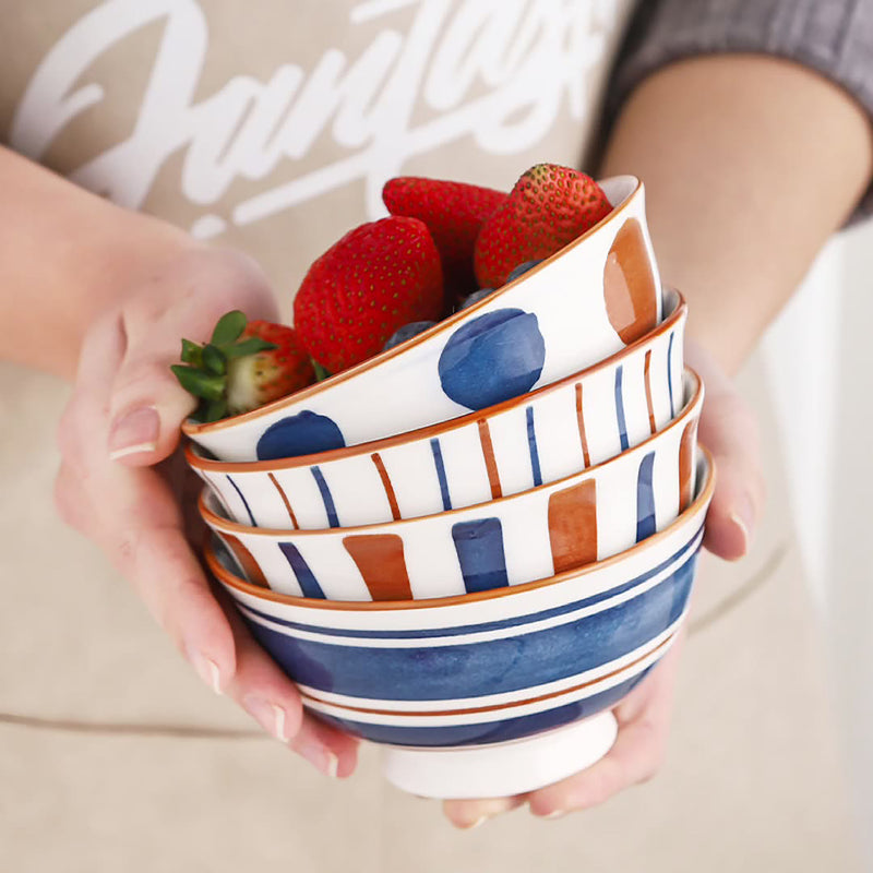 Meraki Ceramic Side Bowl Small 250 ml - Bowl,ceramic bowl, snack bowls, curry bowl, popcorn bowls | Bowls for dining table & home decor