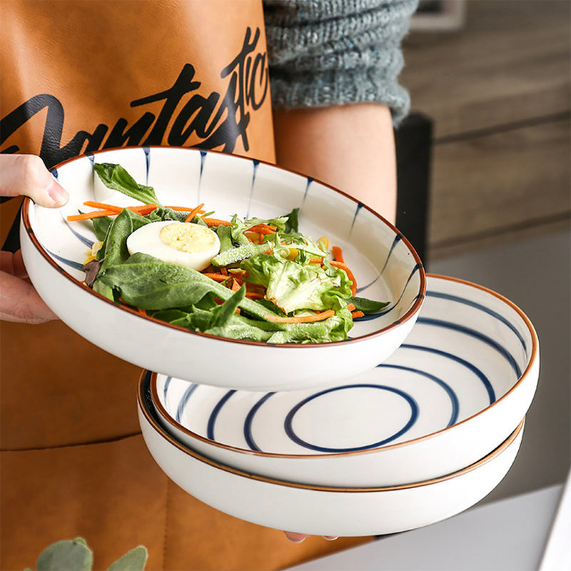 Nitori Deep Dish - Serving plate, pasta plate, lunch plate, deep plate | Plates for dining table & home decor