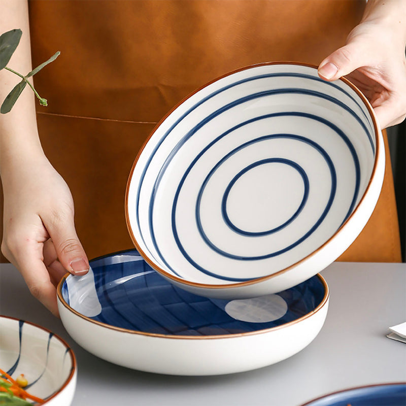 Nitori Deep Dish - Serving plate, pasta plate, lunch plate, deep plate | Plates for dining table & home decor