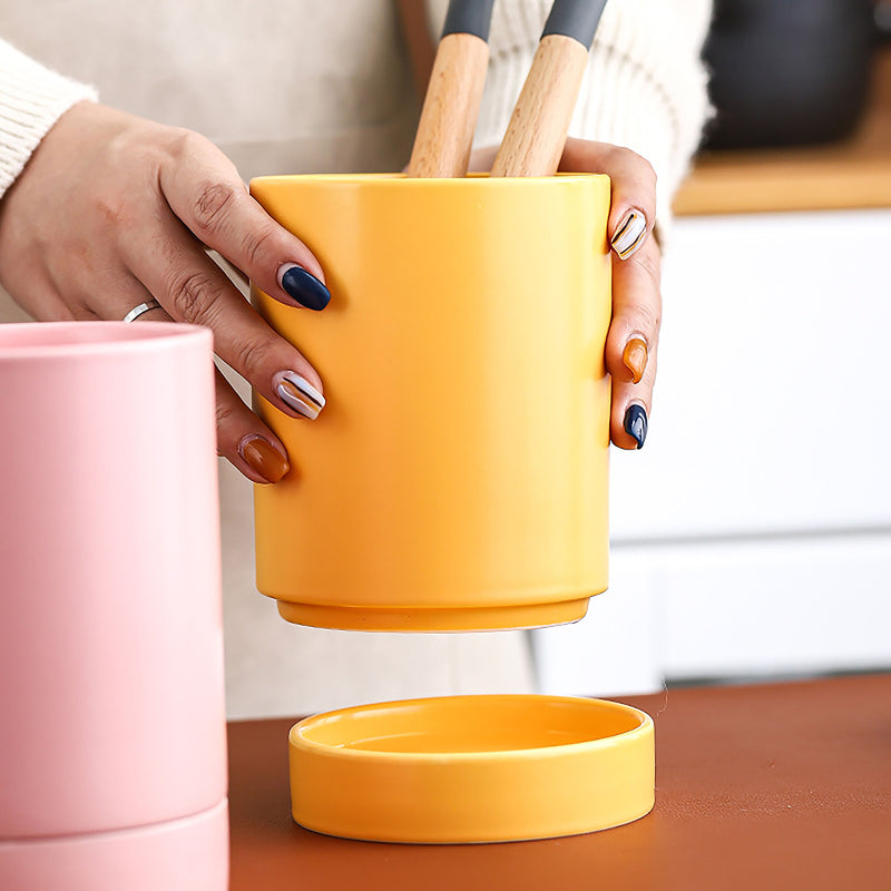 Chopstick Holder With Tray - Kitchen Tool