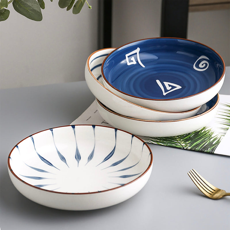 Nitori Deep Dish - Serving plate, pasta plate, lunch plate, deep plate | Plates for dining table & home decor