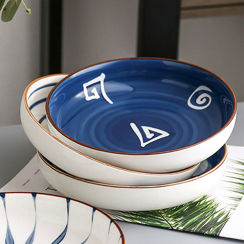 Nitori Deep Dish - Serving plate, pasta plate, lunch plate, deep plate | Plates for dining table & home decor