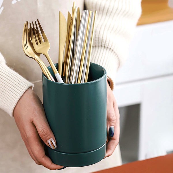 Chopstick Holder With Tray - Kitchen Tool