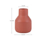 Matte Soft Hued Vase - Flower vase for home decor, office and gifting | Home decoration items