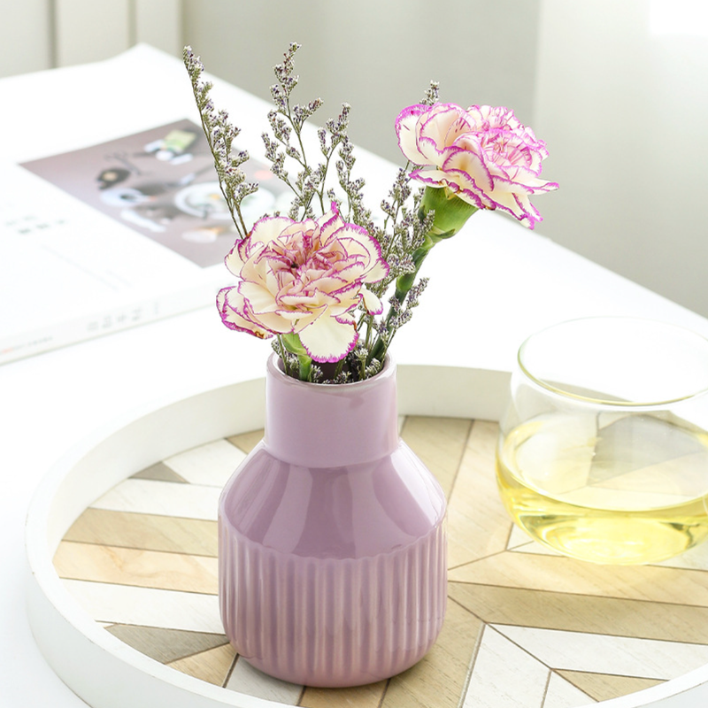 Glossy Decorative Flower Pot - Flower vase for home decor, office and gifting | Home decoration items