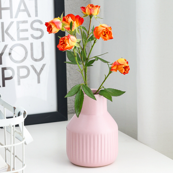 Glossy Decorative Flower Pot - Flower vase for home decor, office and gifting | Home decoration items