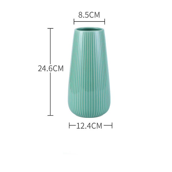 Turquoise Flower Vase - Flower vase for home decor, office and gifting | Home decoration items