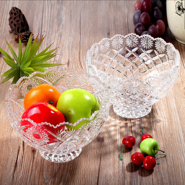 Intricate Glass Serving Bowl Online - Premium Serving Bowl | Nestasia