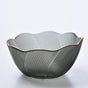 Wavy Glass Side Bowl Grey - Bowl, soup bowl, ceramic bowl, snack bowls, curry bowl, popcorn bowls | Bowls for dining table & home decor