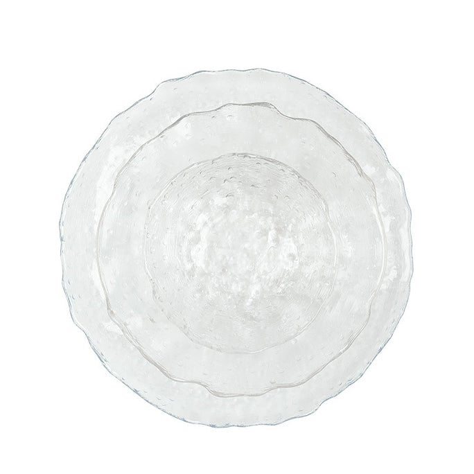 Modern Textured Plate and Bowl Set of 3